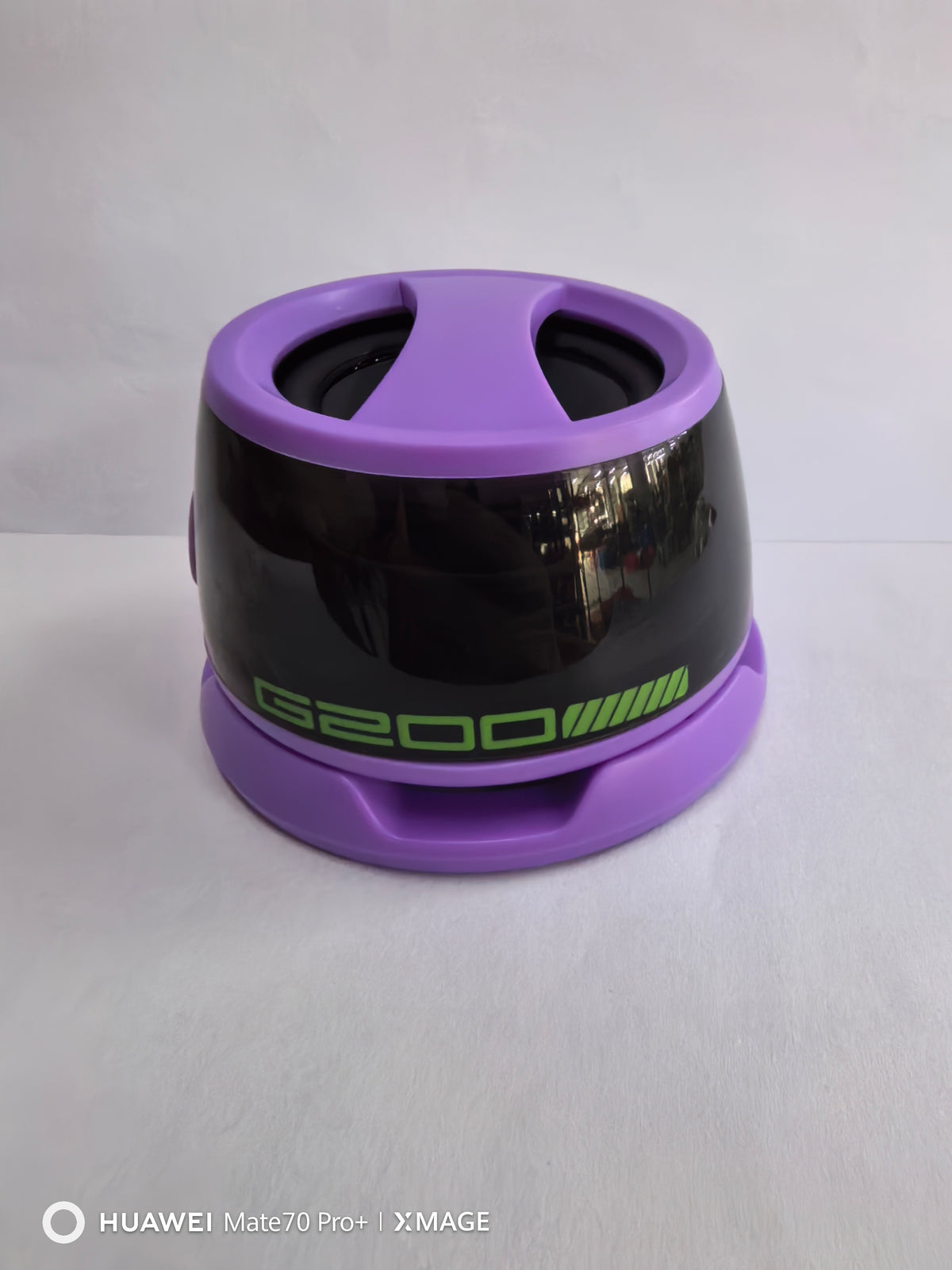 Portable Bluetooth Speaker with RGB Lighting – Magnetic Mini Speaker with Phone Stand, 7-Hour Battery