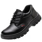 Men's Low-Top Leather Work Shoes – Non-Slip, Wear-Resistant, EU 35–46