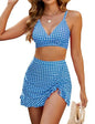 Bikini Top & Skirt Set — Tummy Coverage, 15 Prints, XS–XXL