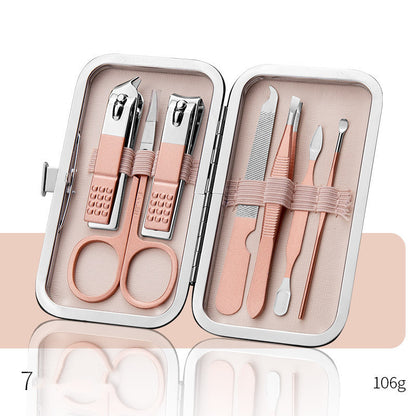 Stainless Steel Nail Care & Manicure Set — 7 to 20 Pieces