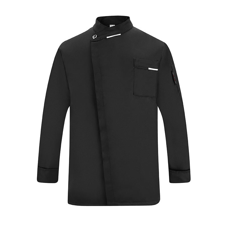 Long Sleeve Chef Jacket – Warm & Professional Kitchen Uniform for Men