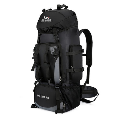 Water-Repellent Nylon Hiking Backpack – Lightweight Soft-Frame Outdoor Pack
