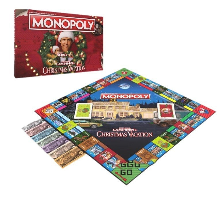 Funny Christmas Monopoly Board Game