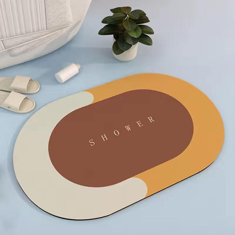 Super Absorbent Bath Mat – Quick-Dry Non-Slip Floor Rug for Bathroom, Kitchen & Entryway