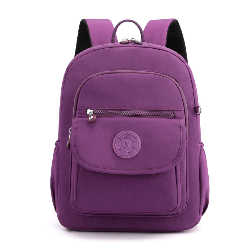 Women's Waterproof Nylon Backpack – 20-35L Large Capacity School & Daily Bag