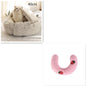 Round Plush Pet Bed — Warm Winter Bed for Cats & Dogs