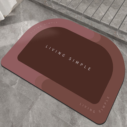 Super Absorbent Bath Mat – Quick-Dry Non-Slip Floor Rug for Bathroom, Kitchen & Entryway