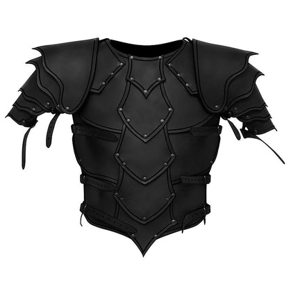 Men's Samurai Armor Cosplay Costume – Synthetic Leather Fantasy Suit