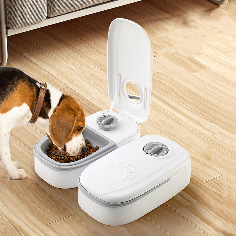 Gravity Pet Feeder & Water Dispenser — Single & Double Bowl