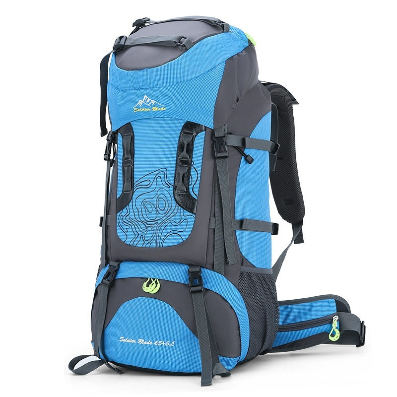 56–75L Waterproof Hiking Backpack – Large Capacity Camping & Mountaineering Pack